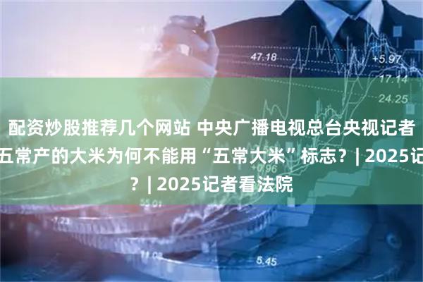 配资炒股推荐几个网站 中央广播电视总台央视记者李可婧：五常产的大米为何不能用“五常大米”标志？| 2025记者看法院